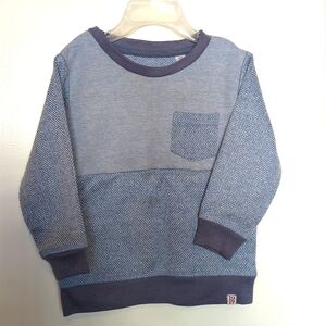 Sovereign Code baby blue herringbone pullover - 2T